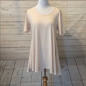 Cream Lularoe Perfect T